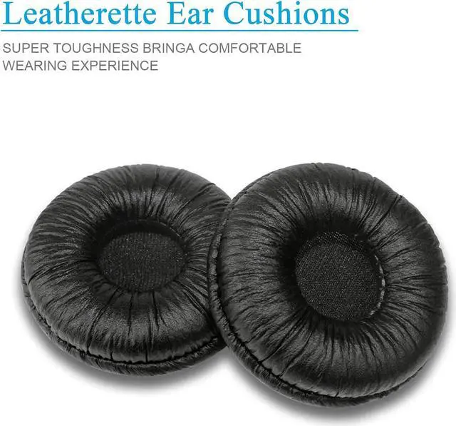 Alt view image 4 of 7 - Bingle Ear Cushions Earpads Replacement 50mm Ear Pad Covers for Plantronics Blackwire 3220 3210 3320 C320 HW251N HW261N HW510 HW520 Jabra PRO 920 930 Biz 1500 GN2000 Headphones (4 Pack)(BEC-LTH4)