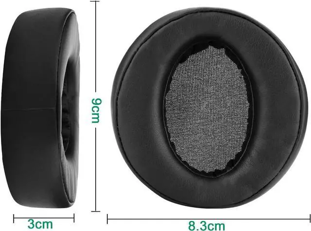 Alt view image 5 of 7 - Replacement Ear Pads Earpads Cup Cover Memory Foam Cushion for Sony MDR-XB950BT XB950B1 XB950N1 XB950AP Bluetooth Wireless Headphones 2 Pieces Black