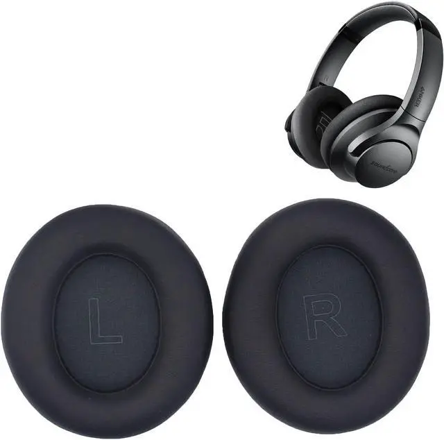 Main image of Earpads for Anker Soundcore Life Q20 q20bt Replacement Ear Cushion Pads with Protein Leather and Memory Foam for Replacement Ear Cushion Pads for Soundcore Q20 & q20bt