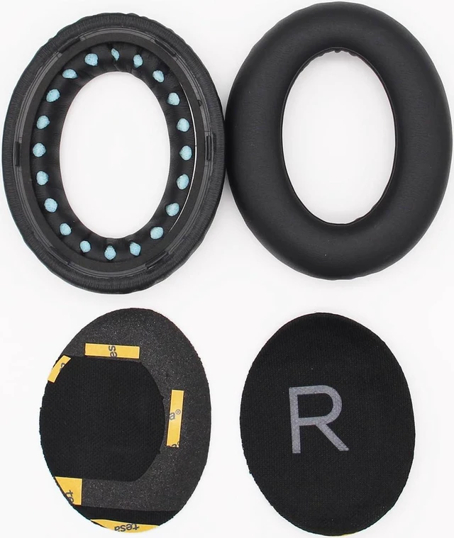 Alt view image 3 of 6 - Upgraded Replacement Ear Pads for 700 Noise Cancelling Headphones (NC700) - Softer PU Leather Luxurious Memory Foam Added Thickness Extra Durable Ear Cushions