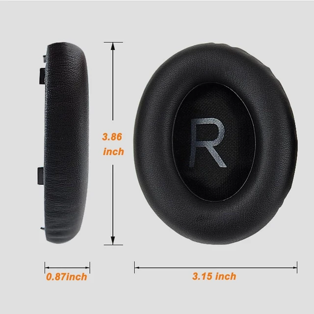Alt view image 4 of 6 - Upgraded Replacement Ear Pads for 700 Noise Cancelling Headphones (NC700) - Softer PU Leather Luxurious Memory Foam Added Thickness Extra Durable Ear Cushions