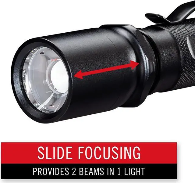 Alt view image 4 of 7 - Coast TX17R 1250 Lumen Rechargeable Long Range Tactical LED Flashlight with Spot and Flood Beams, Durable Aluminum Build