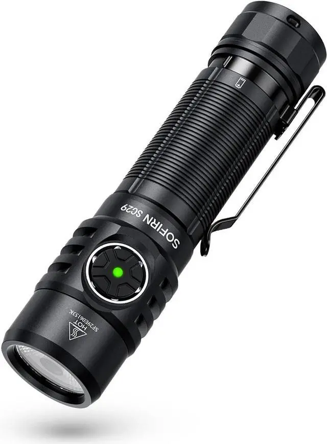 Main image of SC29 Led Flashlight Rechargeable 3000 Lumen Small Powerful Flashlight with USB C Handle Pocket Flashlight Long Battery Life IP68 Waterproof for Emergencies Dog Walking