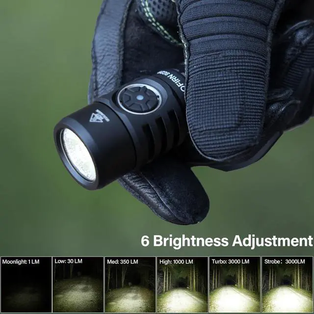 Alt view image 6 of 7 - SC29 Led Flashlight Rechargeable 3000 Lumen Small Powerful Flashlight with USB C Handle Pocket Flashlight Long Battery Life IP68 Waterproof for Emergencies Dog Walking