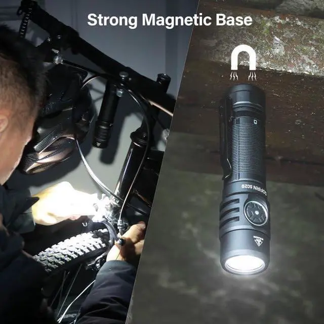 Alt view image 7 of 7 - SC29 Led Flashlight Rechargeable 3000 Lumen Small Powerful Flashlight with USB C Handle Pocket Flashlight Long Battery Life IP68 Waterproof for Emergencies Dog Walking