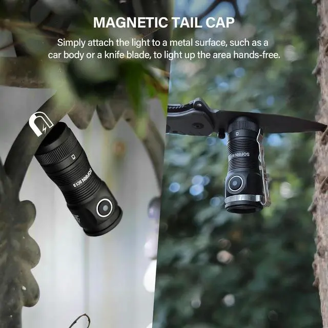 Alt view image 7 of 7 - LED Small Flashlight USB C Rechargeable SC13 Bright 1300 Lumens EDC Keychain Flashlights with IPX8 Waterproof Portable Key Ring Mini Flash Light for Everyday Carry Camping Hiking