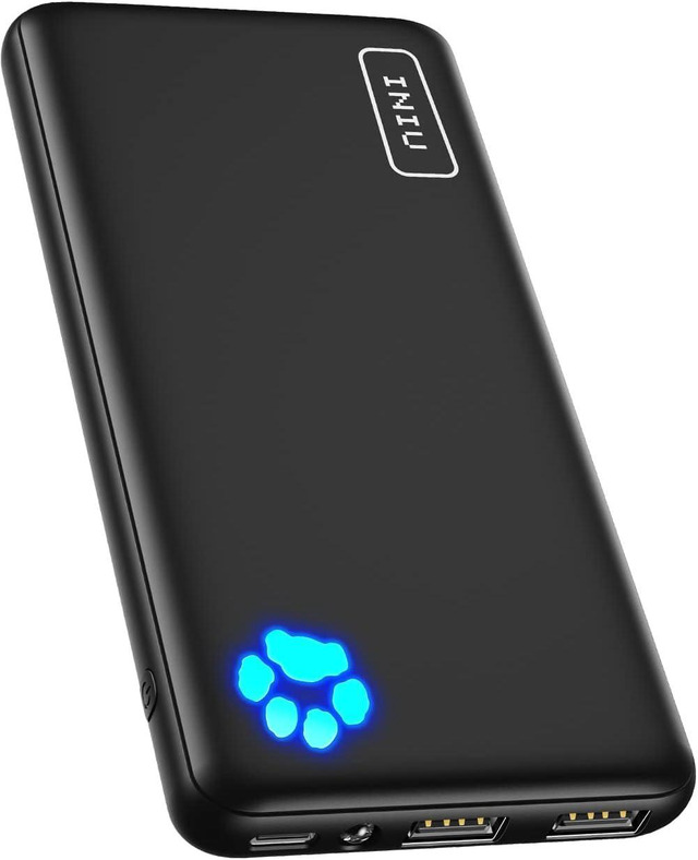 Batterie Externe MagSafe Ultra Fine 5000mAh IVANKY - Charge Sans Fil 7.5W Pour IPhone 12-17 - Format Carte Léger