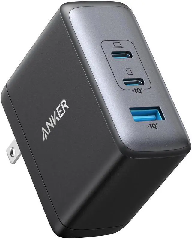 Main image of 100W USB C Charger Block (GaN II) 3 Port Fast Compact Wall Charger for MacBook  XPS iPad Pro Galaxy S24 iPhone 16/15 and More Series