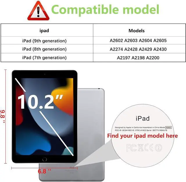 Alt view image 2 of 7 - 2 Pack Screen Protector for iPad 9th 8th 7th Generation 10.2 Inch Tempered Glass Film for iPad 9 8 7 (2021/2020/2019) Case Friendly  Pencil Compatible High Response