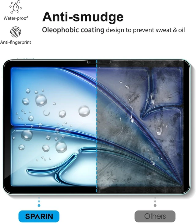 Alt view image 4 of 7 - 2 Pack Screen Protector for iPad Air 11 inch M4/M3/M2
