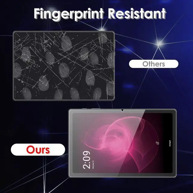 Alt view image 5 of 5 - 2-Pack Screen Protector Compatible with T-Mobile REVVL Tab 5G 10.36 Tempered Glass Clear Film Anti-Scratch 9H Hardness Easy Installation