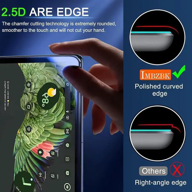 Alt view image 4 of 7 - 3 Pack Screen Protector for Google Pixel Tablet 2023 Tempered Glass Protective Film Ultra HD Anti-Scratch Case Friendly Screen Cover for Pixel Tablet Suitable with Face ID & Pencil