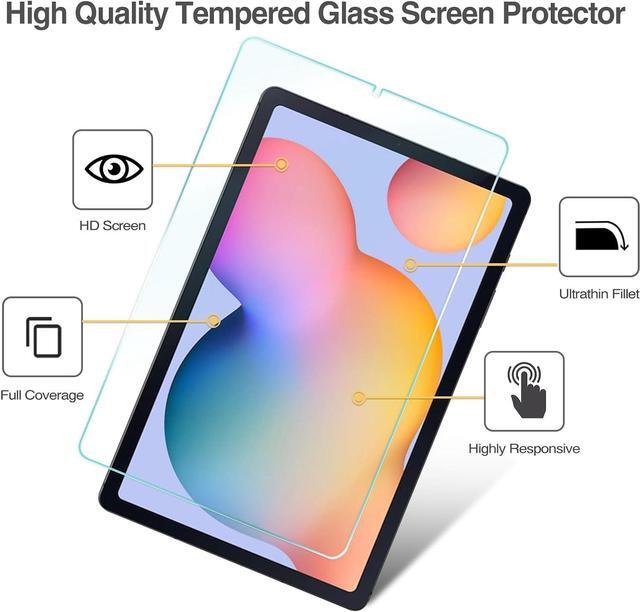 Alt view image 2 of 7 - Screen Protector for Galaxy Tab S6 Lite 10.4 Inch 2024/2022/2020(SM-P620/P625/P613/P619/P615/P610) HD Clear 9H Hardness Tempered Glass Screen Saver Film Guard for Galaxy Tab S6 Lite -1 Pack