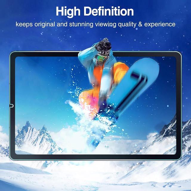 Alt view image 4 of 7 - Screen Protector for Galaxy Tab S6 Lite 10.4 Inch 2024/2022/2020(SM-P620/P625/P613/P619/P615/P610) HD Clear 9H Hardness Tempered Glass Screen Saver Film Guard for Galaxy Tab S6 Lite -1 Pack