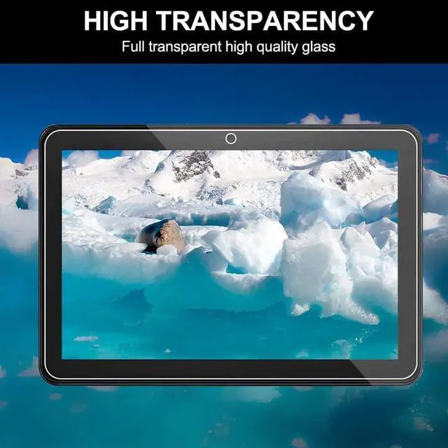 Alt view image 4 of 7 - 2 Pack Screen Protector for 8 Kids/Pro Tablet (2024/2022) Premium Tempered Glass Screen Film for 8-inch Tablet Ultra Clear Anti-Scratches Case Friendly