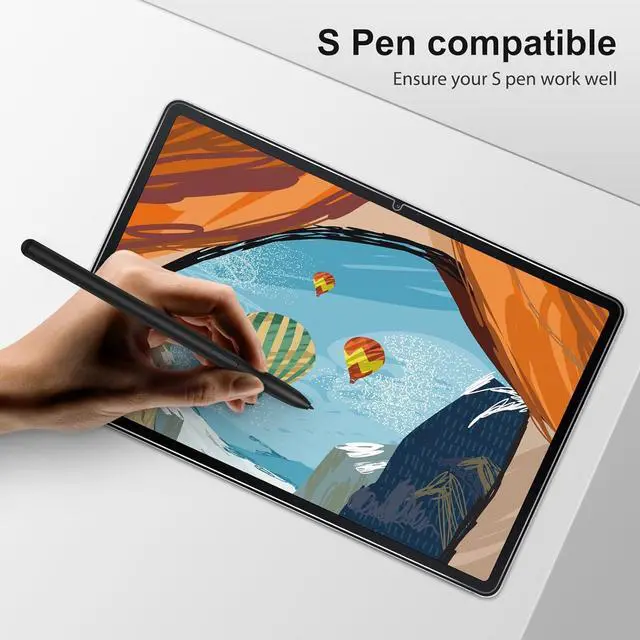 Alt view image 4 of 7 - 2 Pack Screen Protector for  Galaxy Tab S11/ S10 Lite/ S10 FE/ S9 FE/ S9 (11& 10.9) Tempered Glass Compatible with S Pen Case Friendly Anti-Scratches