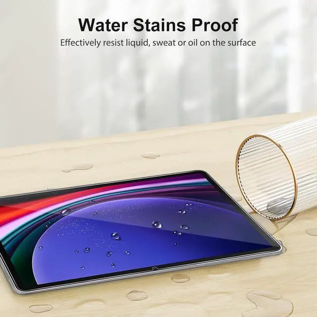 Alt view image 5 of 7 - 2 Pack Screen Protector for  Galaxy Tab S9 FE 5G (10.9 inch) & Galaxy Tab S9/ S8/ S7 (11 inch) Tempered Glass Compatible with S Pen Anti-Scratches