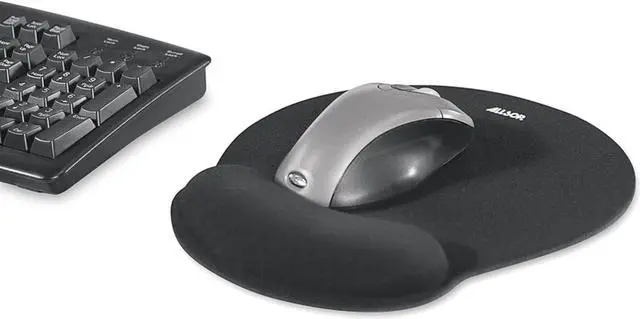 Alt view image 3 of 7 - Mouse Pad Pro Memory Foam Mouse Pad - Black (30203)