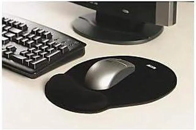 Alt view image 7 of 7 - Mouse Pad Pro Memory Foam Mouse Pad - Black (30203)