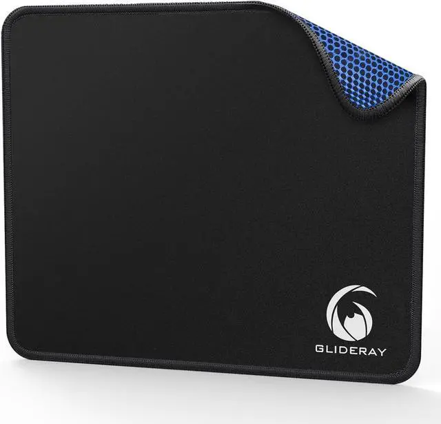 Main image of Small Mouse PadMini Mouse Pad 6 x 7 Inchfor Laptop Keyboard Tray Wireless Mouse Home Office Travelwith Non-Slip Rubber Base Waterproof Mouse MatCyan Blue Marble