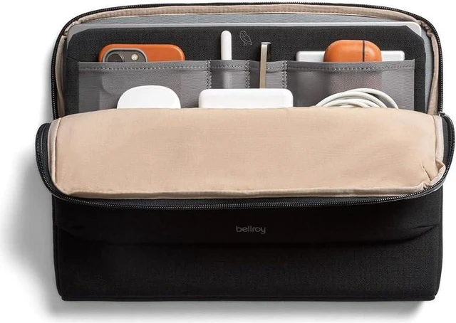 Alt view image 2 of 7 - Laptop Caddy 14-inch Padded Sleeve - Black