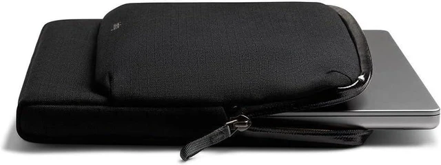 Alt view image 4 of 7 - Laptop Caddy 14-inch Padded Sleeve - Black