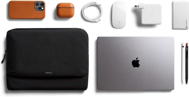 Alt view image 7 of 7 - Laptop Caddy 14-inch Padded Sleeve - Black