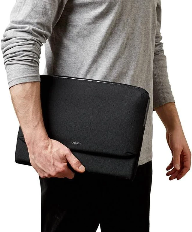 Alt view image 6 of 7 - Laptop Caddy 14-inch Padded Sleeve - Black