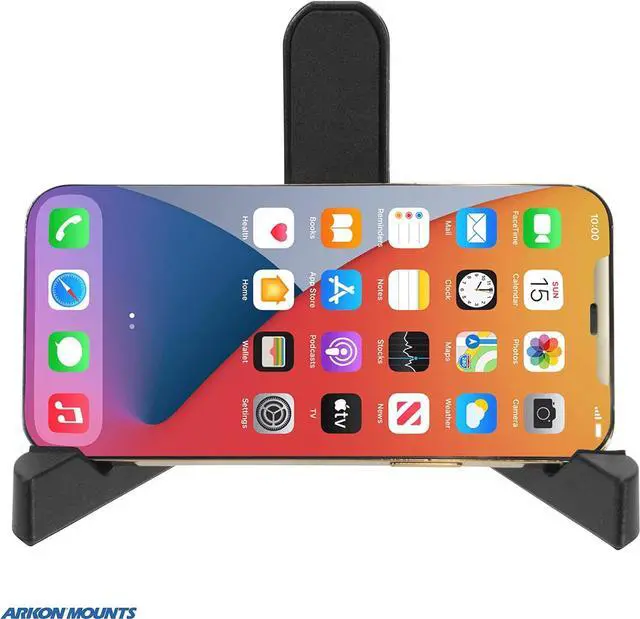 Alt view image 7 of 7 - Mounts Portable Tablet Stand | Adjustable Viewing Angle | For Phones and Tablets | Fits Apple iPad iPhone  Galaxy Note Switch and more