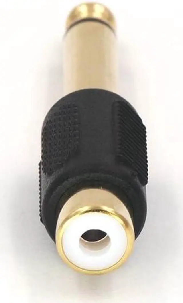 Alt view image 3 of 7 - RCA to 1/4 Audio Adapter 6.35mm Mono Plug Male to RCA Female Connectors 6-Pack