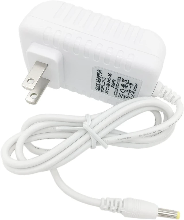 Alt view image 6 of 7 - White Power Cord Replacement for Alexa Dot 3rd/ 4th Gen/ 5th Gen Plug 15W