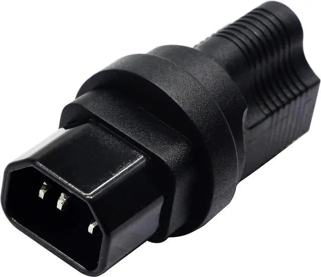 Alt view image 5 of 7 - 3 Prong USA C14 to NEMA 5-15R Plug Power Adapter for Standard Computer Power Adapter 15A/125V (IG-320) (NEMA 5-15R to IEC 60320-C14)(2 Pack)