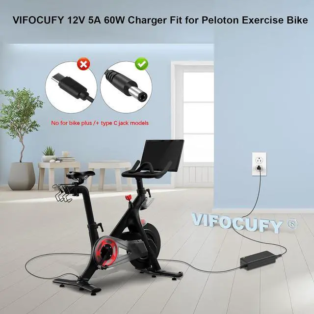 Alt view image 2 of 7 - Power Cord for Peloton Exercise Bike 12V 4.17A Power Supply Charger Replacement UL Listed AC Adapter for Peloton PLTN-RB1V1 PLTN-RB1VO PLTN-RB1VQ ATS050TP121