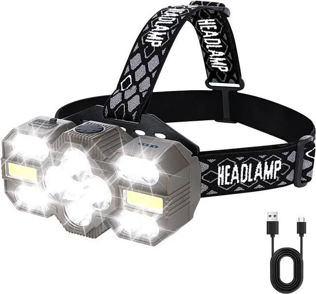 Main image of Headlamp Rechargeable 14 LED 22000 High Lumen Super Bright Head Lamp with Red Light Waterproof Lightweight Head Light 8+2 Modes Forehead Head Flashlight for Outdoor Running Hiking Camping Gear