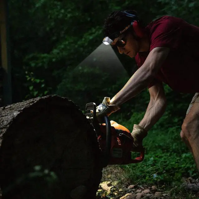 Alt view image 6 of 7 - LED Headlamp 4 Lighting Modes Pivoting Head with Adjustable Headband IPX4 Water Resistant Perfect for Running Camping and Hiking 3 AAA Battery Powered(5 Pack)