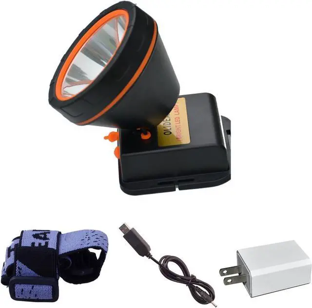 Alt view image 6 of 7 - LED Headlamp Torch Outdoor Rechargeable Bright Flashlight Headlight for Camping Hunting Fishing