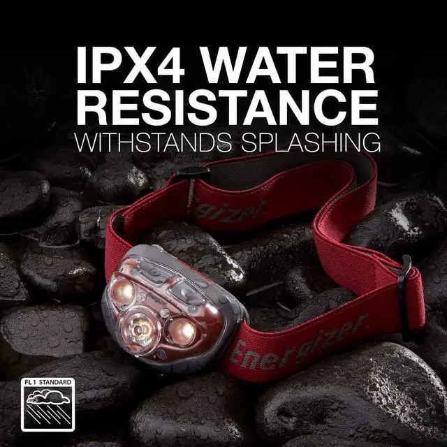 Alt view image 2 of 7 - LED Headlamp Bright Headlamp for Outdoors Camping and Mechanic Work Light Includes Batteries Pack of 1 Rust Red