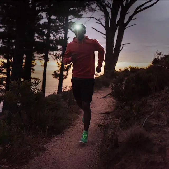 Alt view image 7 of 7 - Ultra Bright LED Headlamp-5 Lighting Modes White & Red LEDs Head Lamp Camping Accessories Gear. IPX6 Waterproof Headlight for Running Cycling Fishing Hiking Repairing. Batteries Included