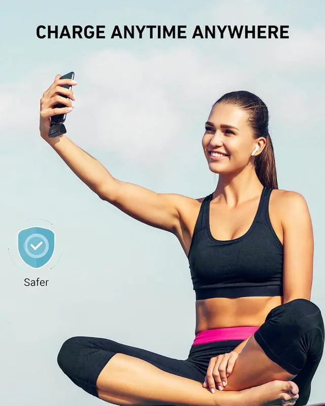 Alt view image 7 of 7 - Mini Portable Charger for iPhone with Built in Cable 4 800mAh Small Power Bank Fast Charging Compatible with 14/14 Pro Max/13/13 Pro Max/12/12 Pro Max/11/XR/X/8/7/6 Series Black