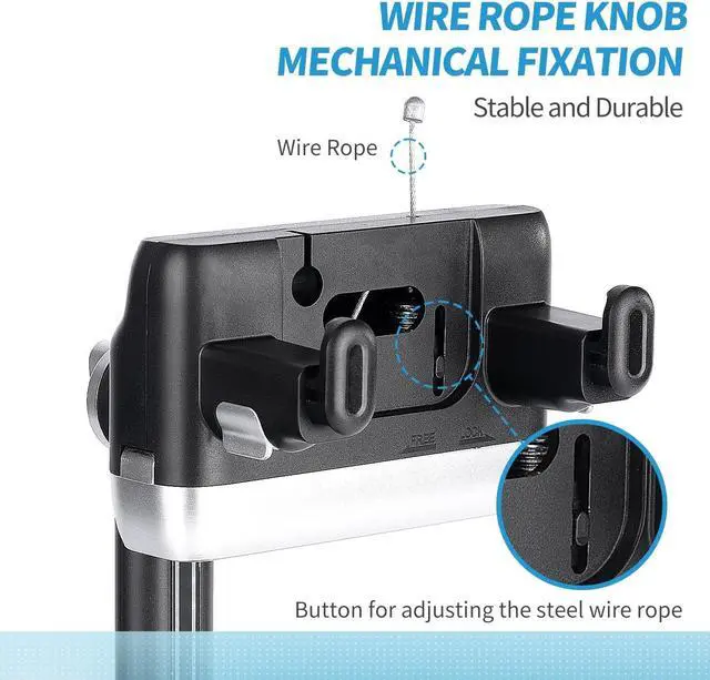 Alt view image 4 of 6 - Car Phone Holder Rear View Mirror Phone Holder [2024 Upgraded] 360 Degree Rotation?Retractable Universal Cell Phone Automobile Cradles Anti Shake Compatible with All 4-7.1 inch Smartphone