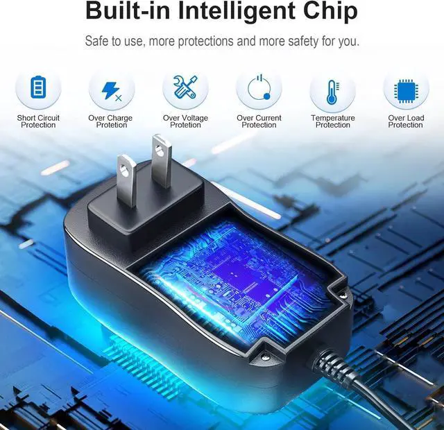 Alt view image 6 of 7 - SoulBay 48W Universal AC Adapter DC 5V 6V 7.5V 9V 12V 15V 19V 20V Switching Power Supply 100-240VAC Input US Plug Transformer with 11 Tips for Household Electronics, USB-C & 5.5 * 2.1mm Included