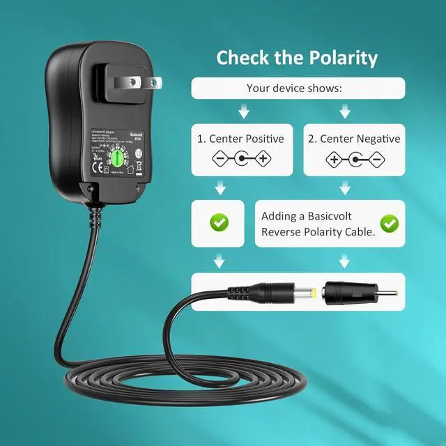 Alt view image 5 of 7 - Universal Power Supply 5V 6V 7.5V 9V 12V 13.5V 15V 3A 2.5A AC DC Power Adapter 45W Wall Charger with 5V 2A USB Plug for Electronics 2.5A 2500mA 3000mA 3Amp Max with 12pcs Adaptor Tips