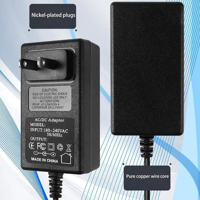 Alt view image 5 of 6 - 19V 2A AC Adapter Switching Power Supply Charger Cord with 8 Interchangeable DC Plug 19V 2 Amp 38 Watt Power Adapter for 19 Volt 500mA 600mA 800mA 900mA 1000mA 1500mA 2000mA Equipment