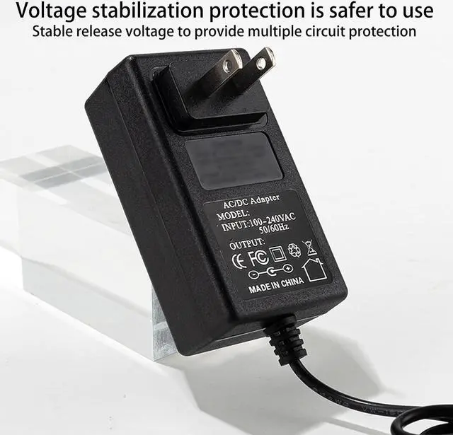 Alt view image 6 of 6 - 19V 2A AC Adapter Switching Power Supply Charger Cord with 8 Interchangeable DC Plug 19V 2 Amp 38 Watt Power Adapter for 19 Volt 500mA 600mA 800mA 900mA 1000mA 1500mA 2000mA Equipment