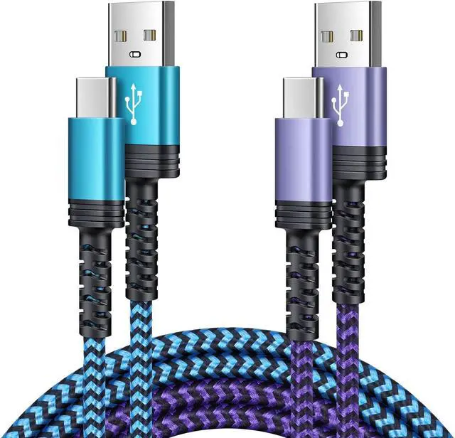 Main image of USB Type C Cable 3FT 2Pack Fast Charging Cable Android USB C Charger Phone Cord for  Galaxy S24/S23/S22/A54/A23/S21 FE/A14/A13/A03s/A53/Z Flip 5 4/Z Fold 5 Motorola Edge 5G UW/Edge/G Play/Power