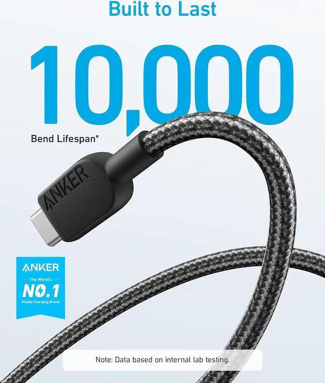 Alt view image 2 of 4 - USB A to USB C Cable Charger Cord (2 Pack 10FT) for  Galaxy Note 10/S10+ S10 LG V30 (Black)