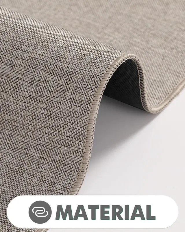 Alt view image 4 of 7 - Entryway Rug Indoor Door Mat for Entrance Non Slip Absorbent Low Profile Doormat Long-Lasting Rubber Backing Entry Rug 31.5x19.5 Khaki