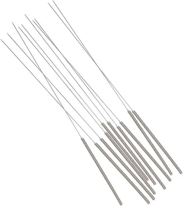 Alt view image 2 of 7 - Official 0.4mm Needles Cleaner 10 Pack for 3D Printer Nozzle Cleaning Kit Stainless Steel Nozzle Cleaning Tool Kit