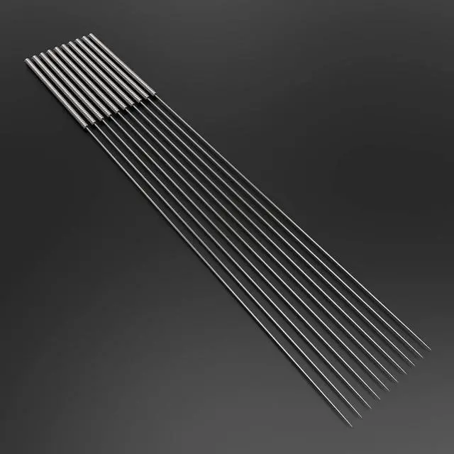 Alt view image 5 of 7 - Official 0.4mm Needles Cleaner 10 Pack for 3D Printer Nozzle Cleaning Kit Stainless Steel Nozzle Cleaning Tool Kit
