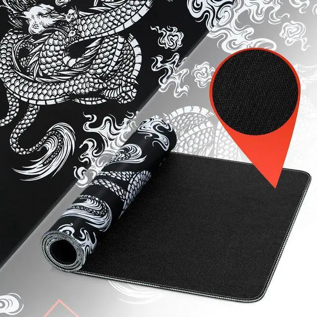 Alt view image 6 of 7 - Mouse Pad Gaming Large Desk Pad (31.5 x 11.8 x0.12 inch) Washable Keyboard Pad Laptop Desk Mat Japanese Mouse Pad with Anti-Slip Rubber Base Extended Mouse Pad for Office & Home.